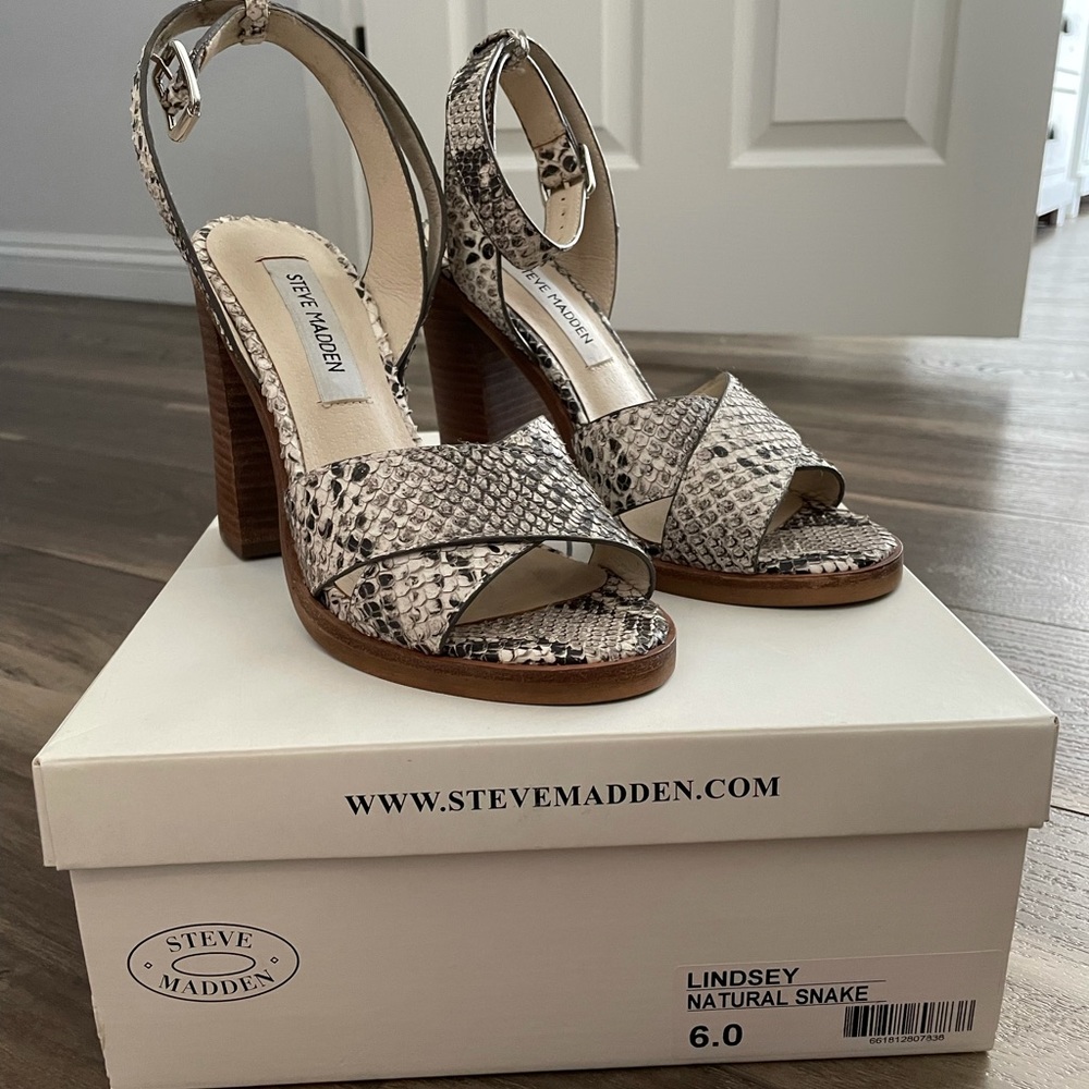 Steve Madden Snake Heels